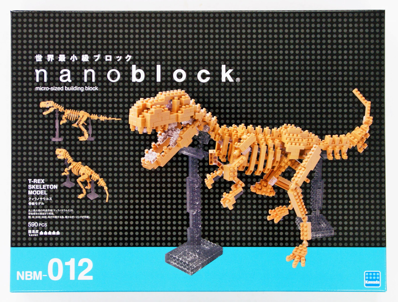 Kawada NBM-012 nanoblock T-REX Skeleton Model - Plaza Japan