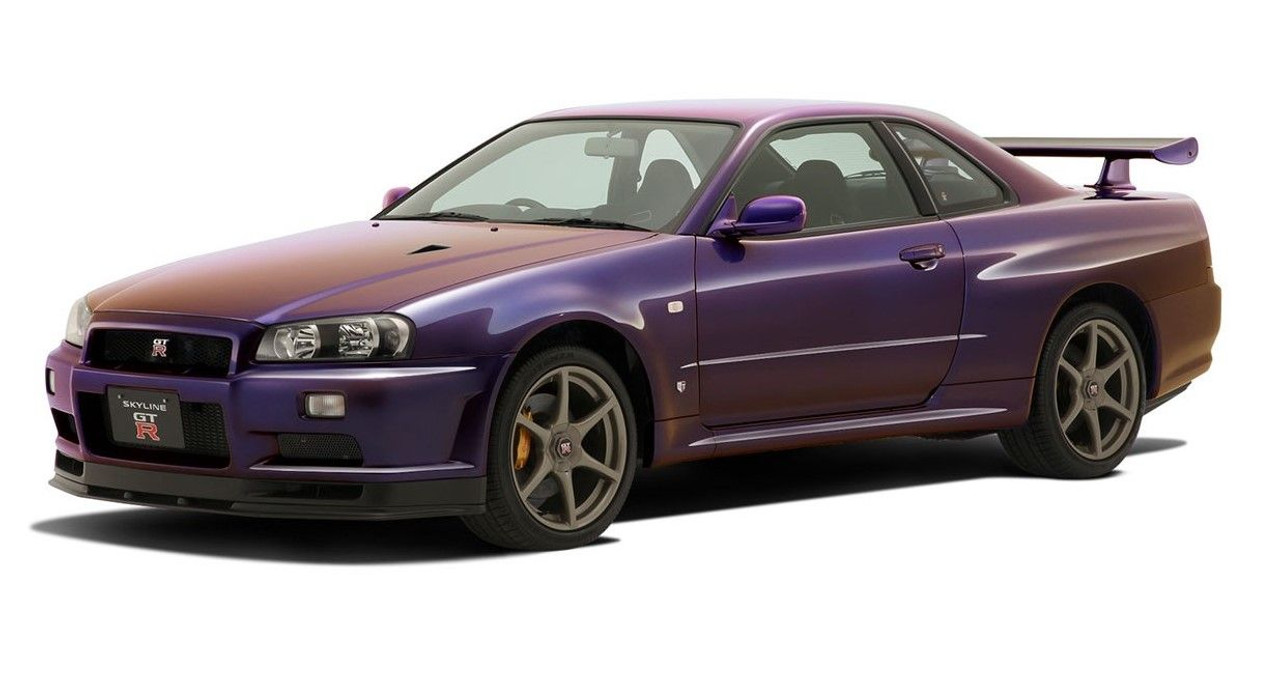 The Snap Kit 1 32 Nissan R34 Skyline Gt R Midnight Purple Lll Plastic Model