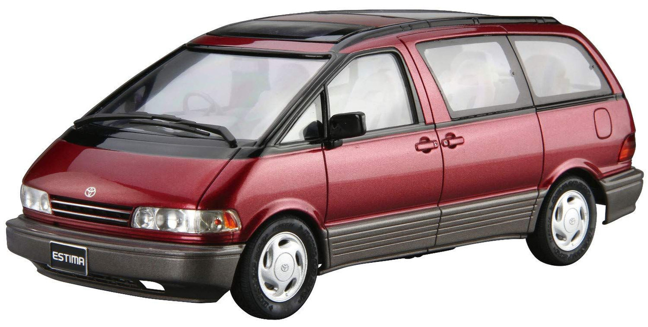 The Model Car 1/24 Toyota TCR11W Previa Twin Moonroof '90 Plastic