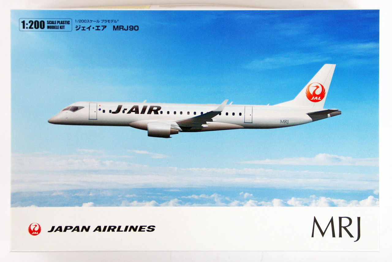 Fine Molds 15505 Japan Airlines MRJ 90 1/200 Scale Kit - Plaza 