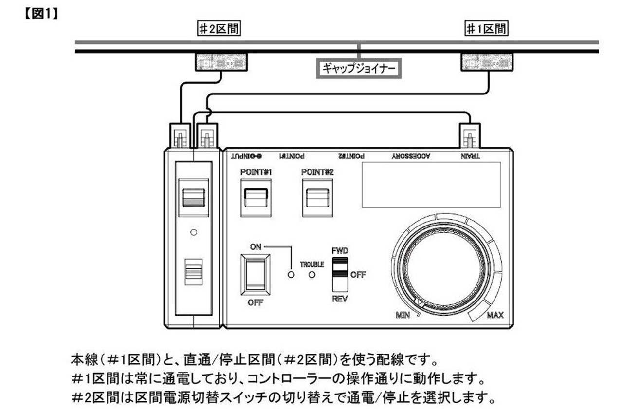 C007 Section Power Changeover Switch (Z Scale)