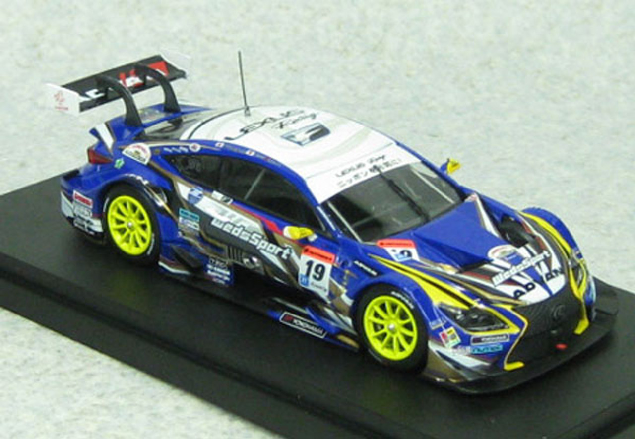 Ebbro 45069 WedsSport ADVAN RC F SGT 500 2014 No.19 Blue 1/43 Scale