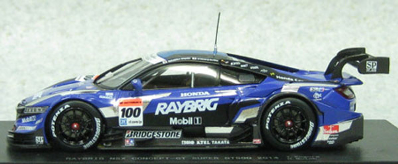 Ebbro 45071 Raybrig NSX Concept- GT SGT 500 2014 No.100 Blue 1/43 Scale