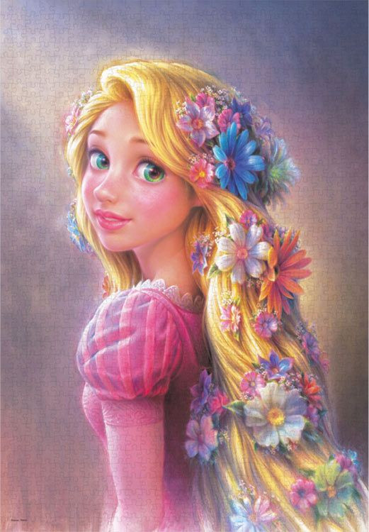 Rapunzel♡出品♡ Jigsaw Puzzle Disney Tangled Rapunzel (2000 Pieces)