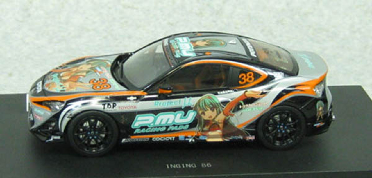 Ebbro 45196 INGING 86 Black/Silver 1/43 Scale