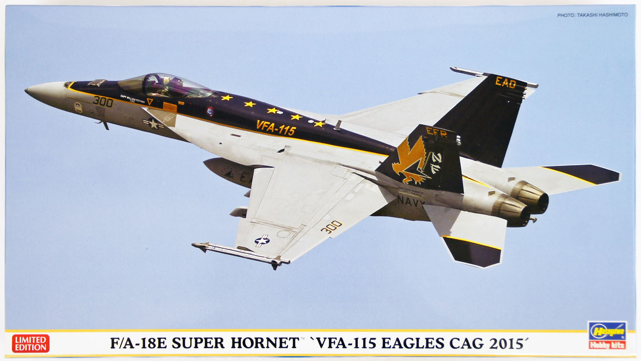 Hasegawa 02175 F/A-18E Super Hornet VFA-115 Eagles Cag 2015 1/72