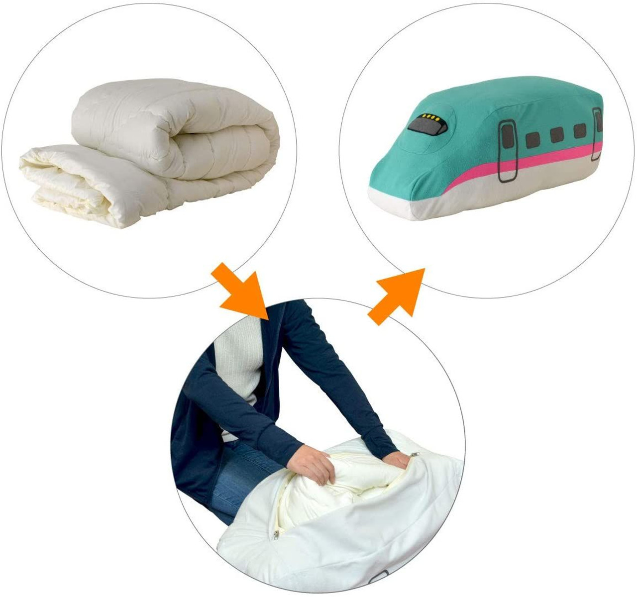 Futon de Cushion (Futon Storage Cover) Shinkansen Series E5