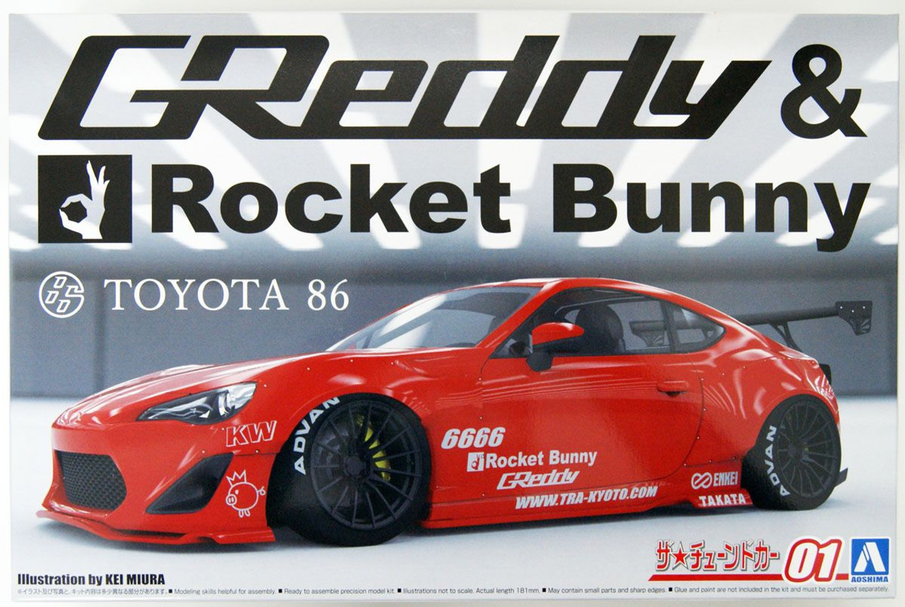 The Tuned Car 1/24 ZN6 Toyota 86 Greddy & Rocket Bunny Enkei 