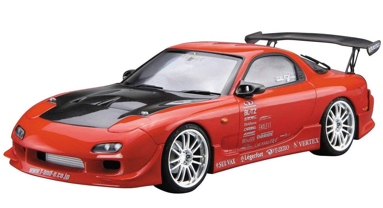The Tuned Car 1/24 Mazda Vertex FD3S RX-7 '99 Plastic Model