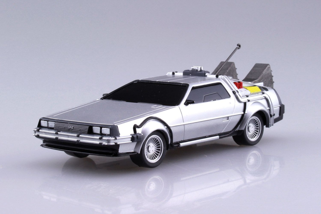 Aoshima Movie Mecha 1/43 Time Machine Plastic Model (Back to the