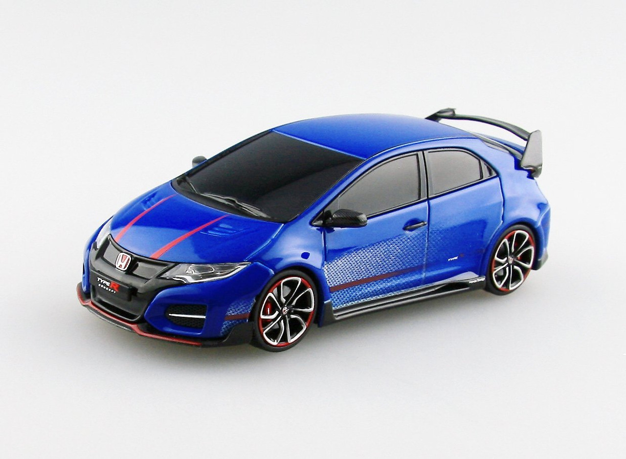 Ebbro 45235 HONDA Civic Type R Concept 2014 Blue 1/43 Scale