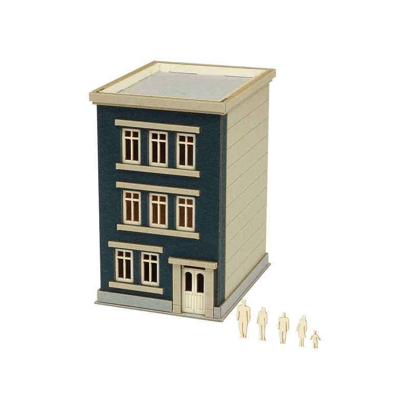 模型製作用品 lke MP01-159 Building 6 (1/220 Z scale)