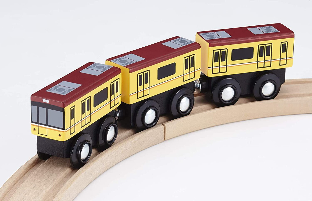 ■Playing At Trains■EP ＆ シングル２枚セット、ネオアコ MOK-010 moku (Wooden) TRAIN Tokyo Metro Ginza Line Series 1000