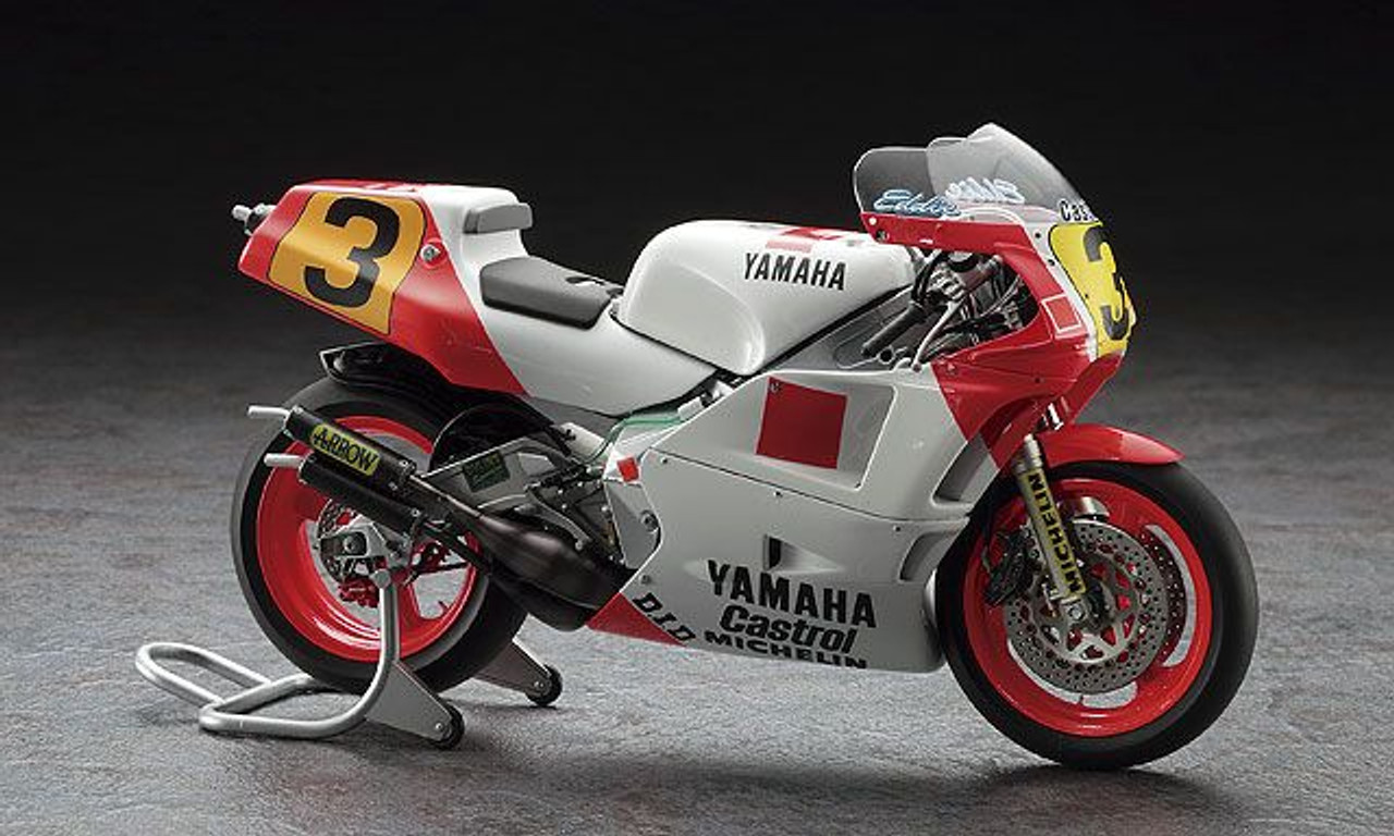 ハセガワ1/12 ヤマハ YZR500 `TECH 21 1988` 完成品 - 模型/プラモデル