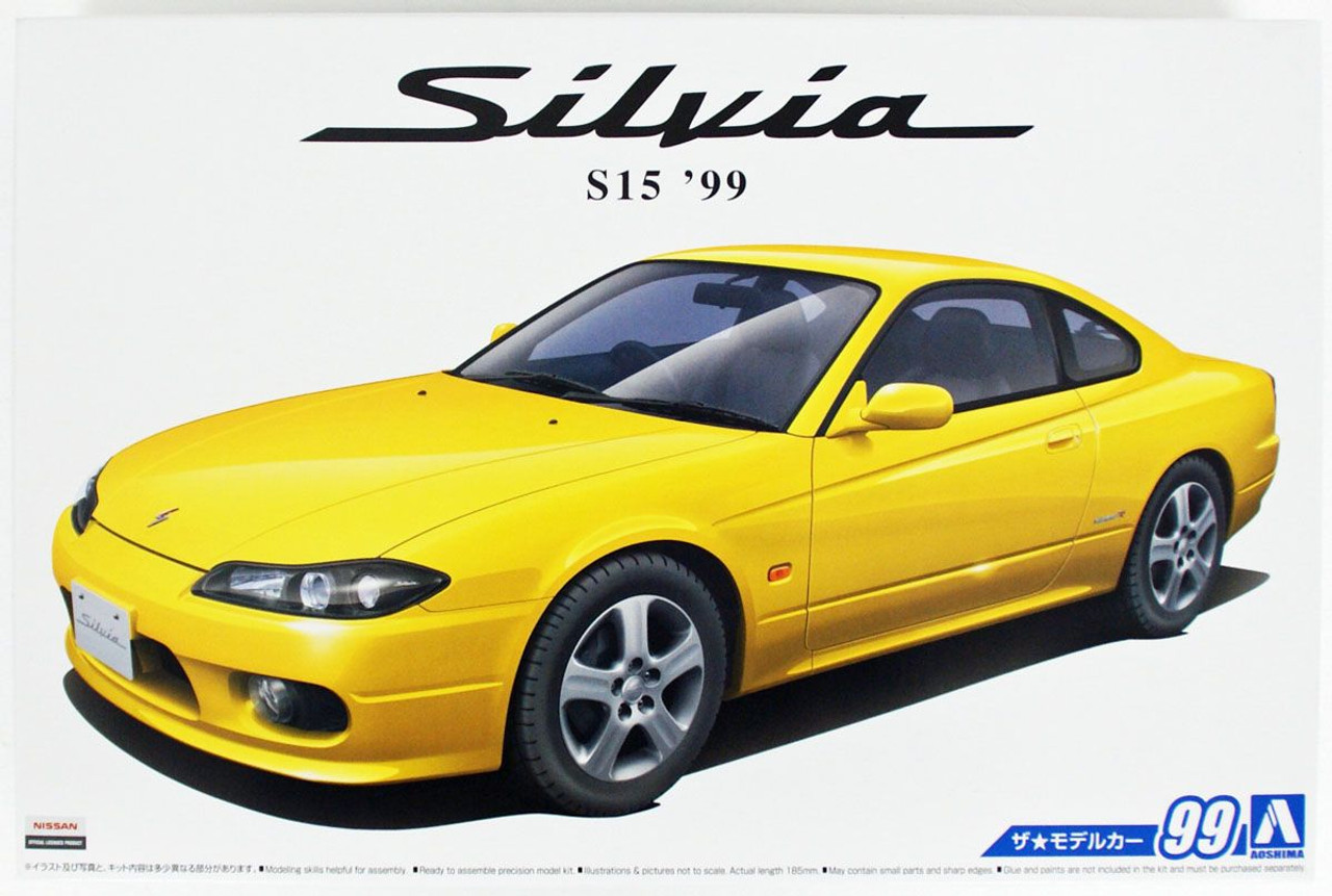 The Model Car 1/24 Nissan S15 Silvia Spec.R '99 Plastic Model