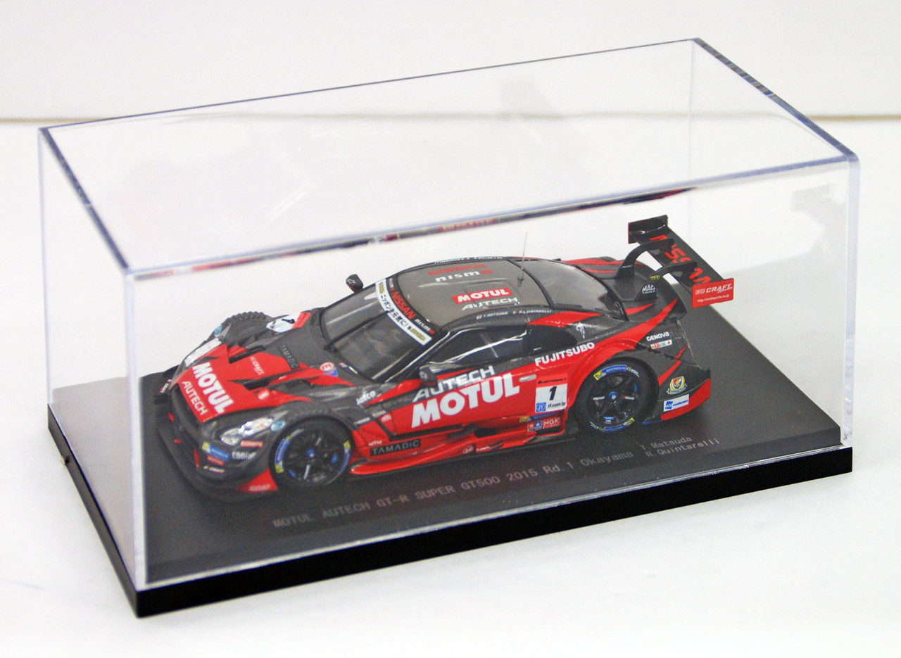 Ebbro 45260 MOTUL AUTECH GT-R SUPER GT500 2015 Rd.1 Okayama No.1 Red 1/43  Scale