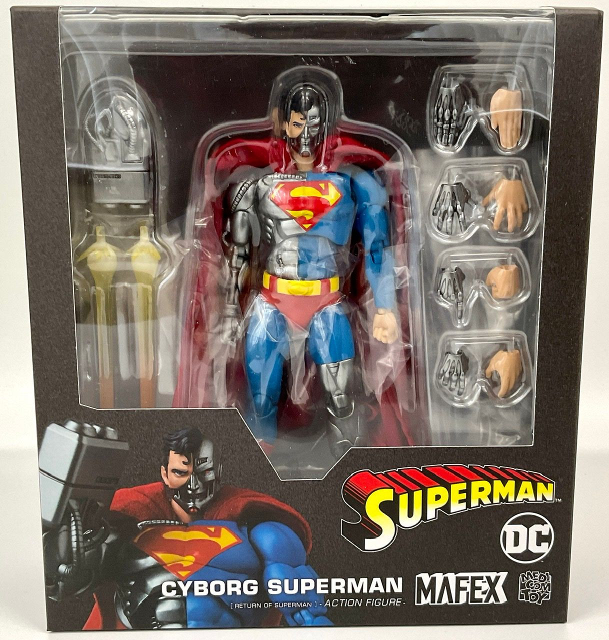 MAFEX Cyborg Superman (Return of Superman) Figure