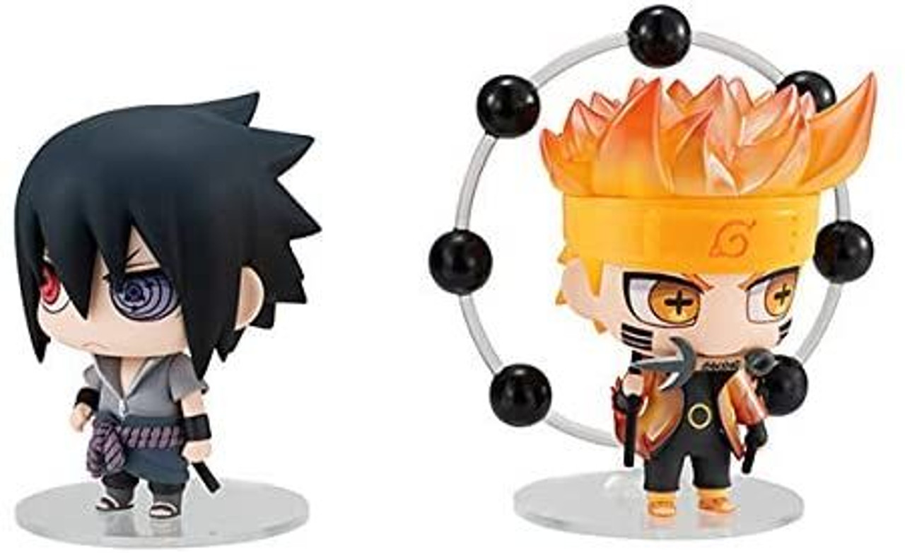  Megahouse Chimimega Buddy Naruto Umino Iruka & Uzumaki Naruto :  Toys & Games