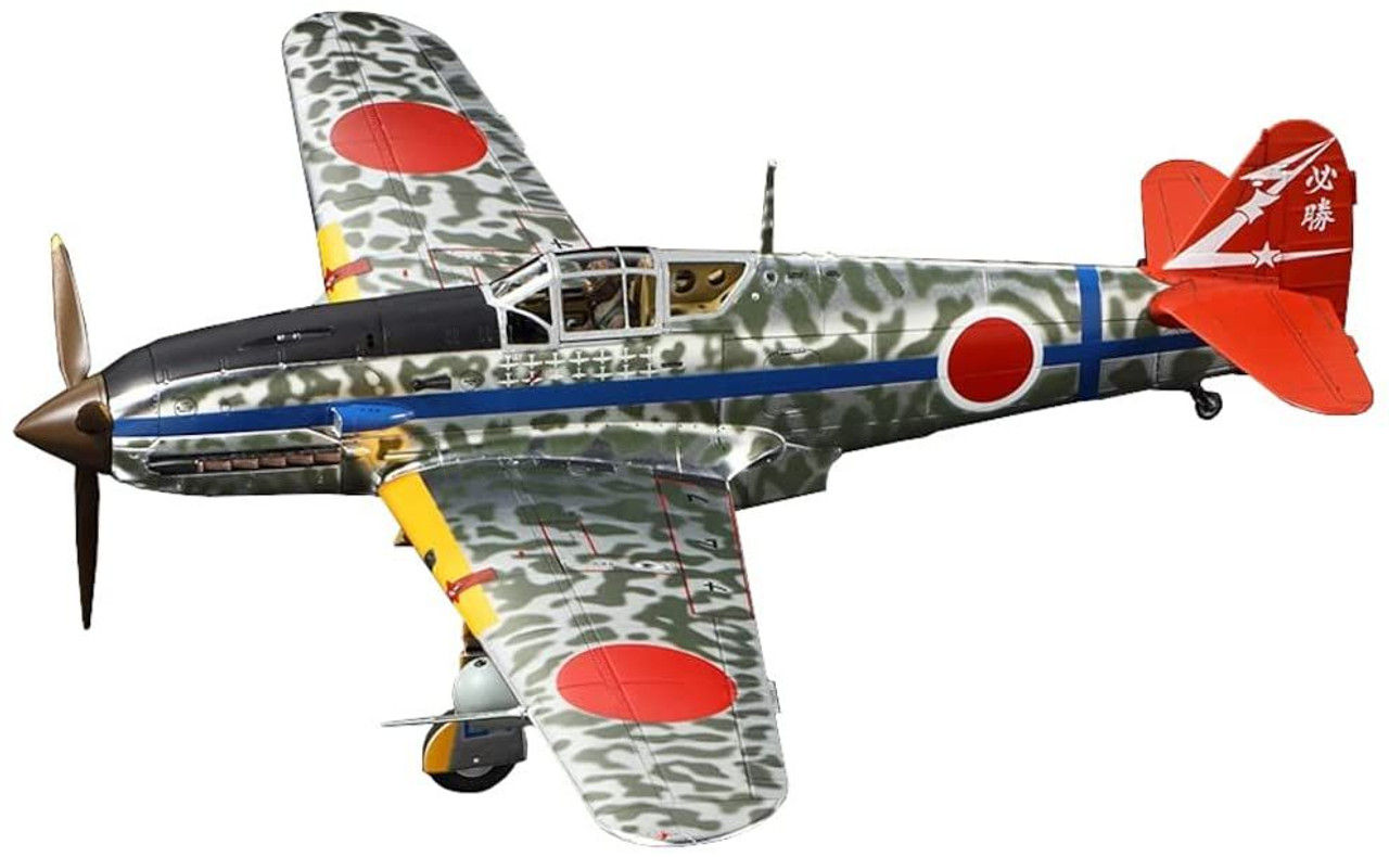 Tamiya 1/48 Kawasaki Ki-61-Id Hien (Tony) Silver Color Plated w/Camo Decals  Plastic Model