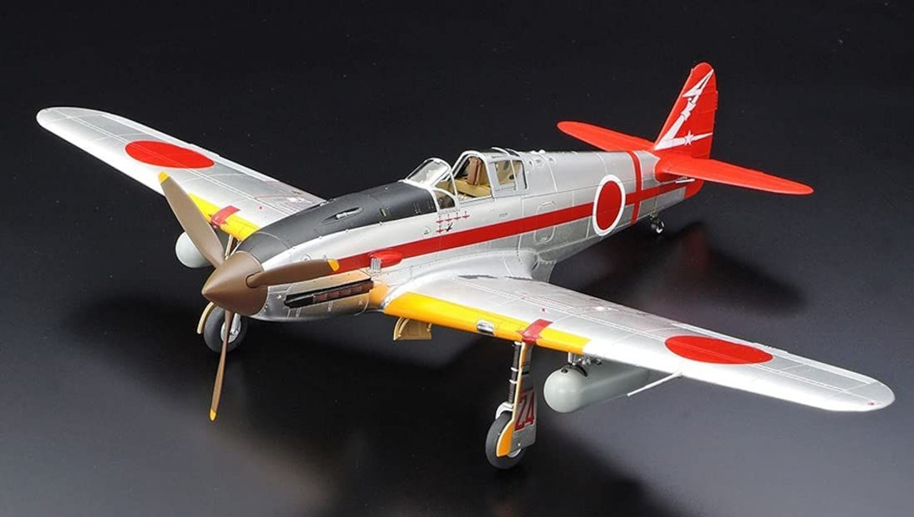 Tamiya 1/48 Kawasaki Ki-61-Id Hien (Tony) Silver Color Plated w/Camo Decals  Plastic Model