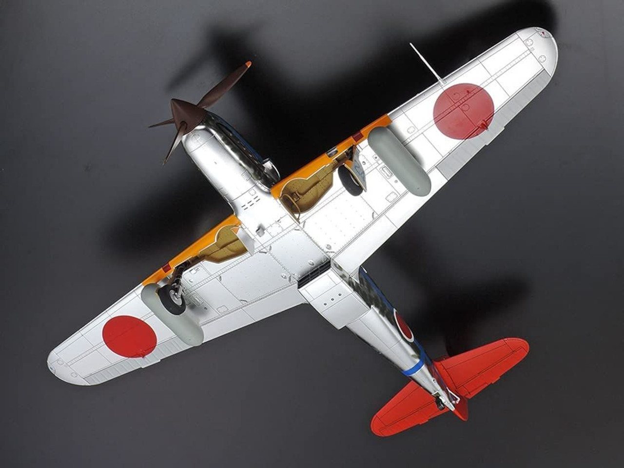 1/48 Kawasaki Ki-61-Id Hien (Tony) Silver Color Plated w/Camo Decals  Plastic Model