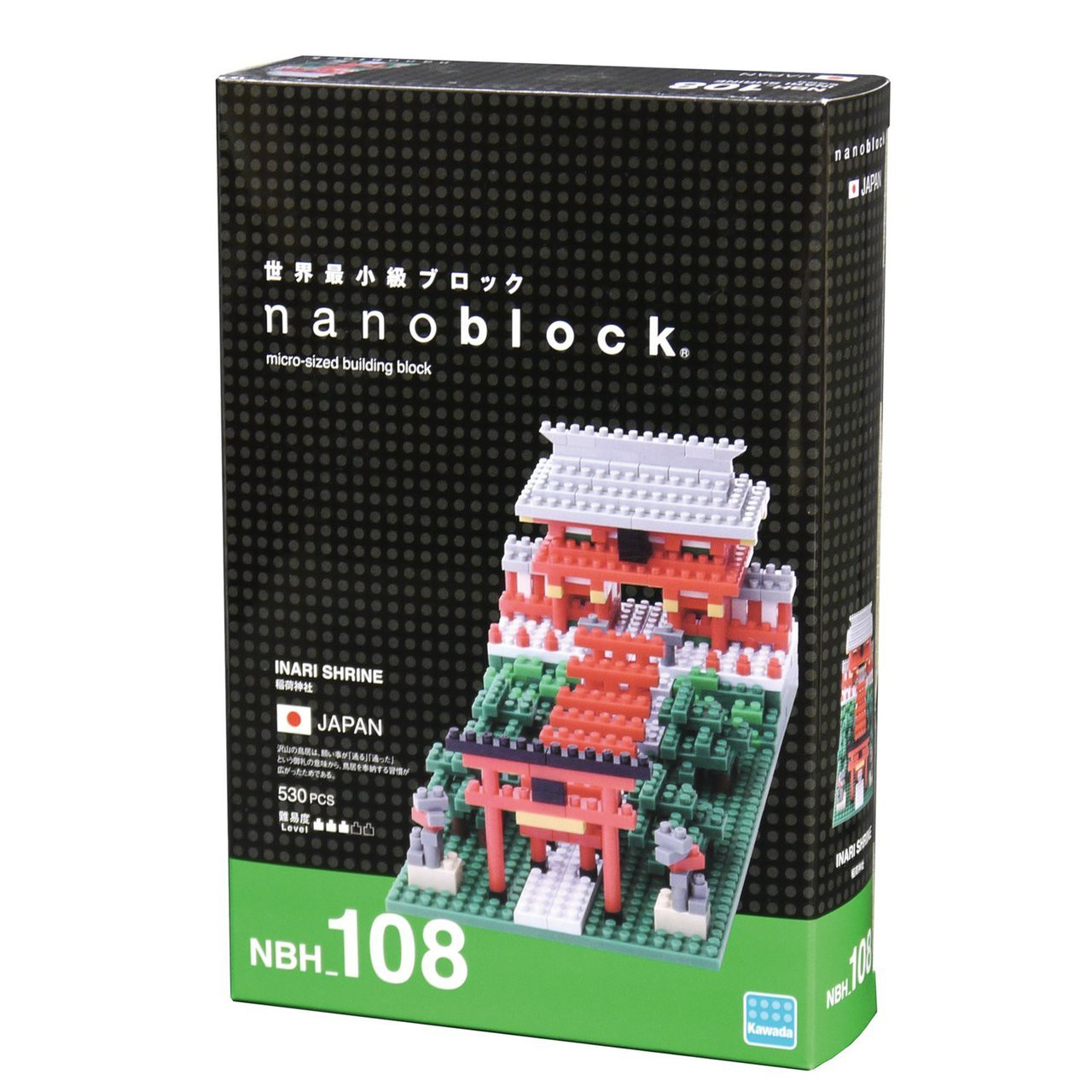 Kawada NBH-108 nanoblock Kyoto Inari Shrine Japan - Plaza Japan