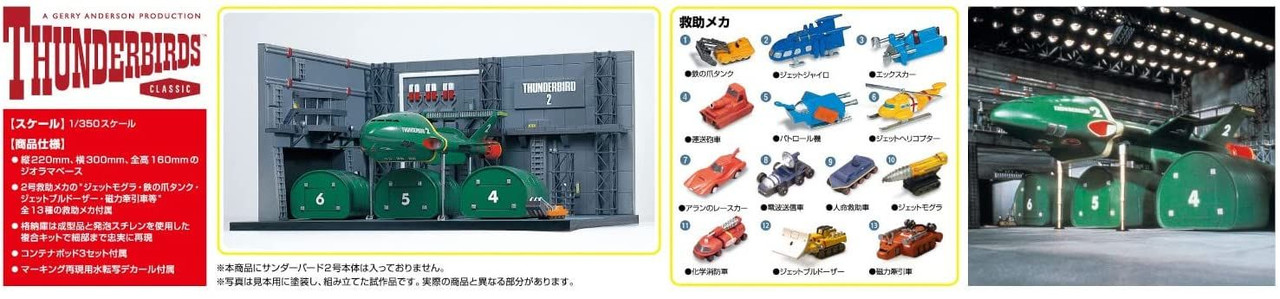 Thunderbirds 1/350 TB-2 Container Dock Plastic Model
