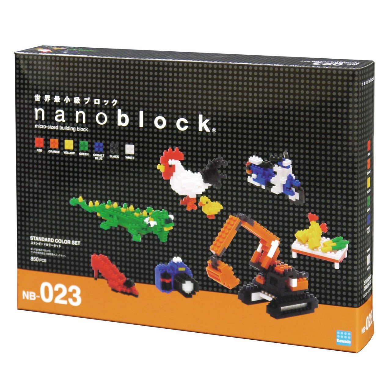 Kawada NB-023 nanoblock Standard Color Set - Plaza Japan