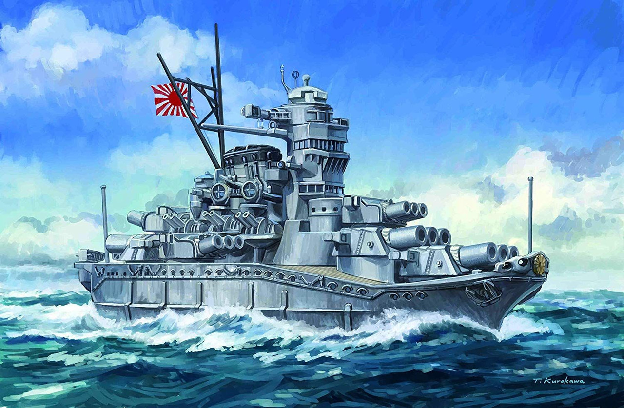 Chibi Maru Fleet Battleship Musashi Plastic Model