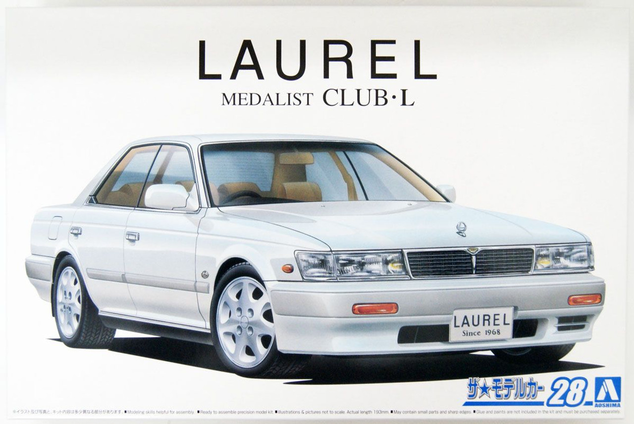 LA-X 1/43 日産 ローレル MEDALIST CLUB-S 1989 - ミニカー