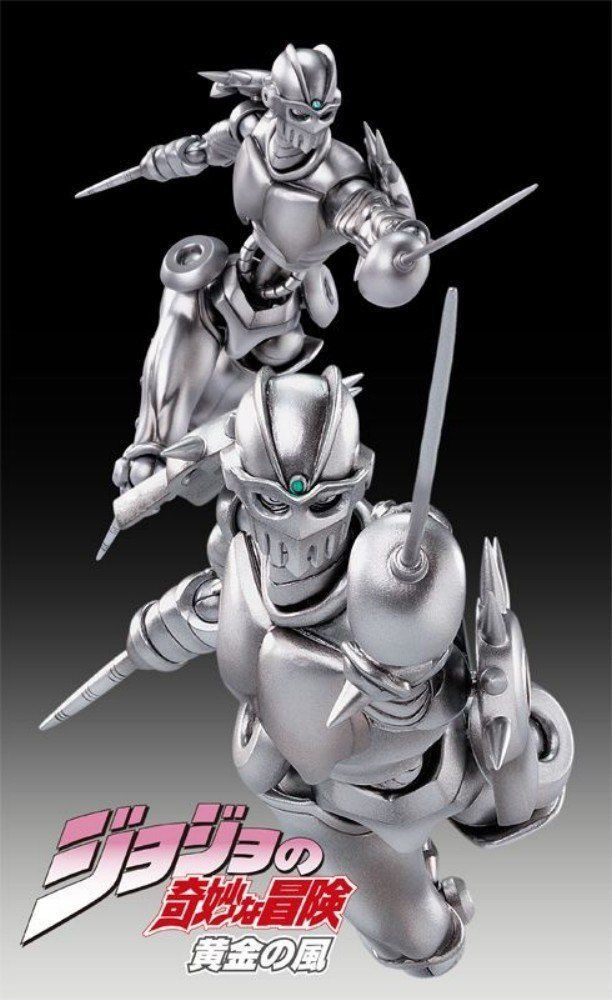 Medicos Jojo's Bizarre Adventure 42 V Silver Chariot figure