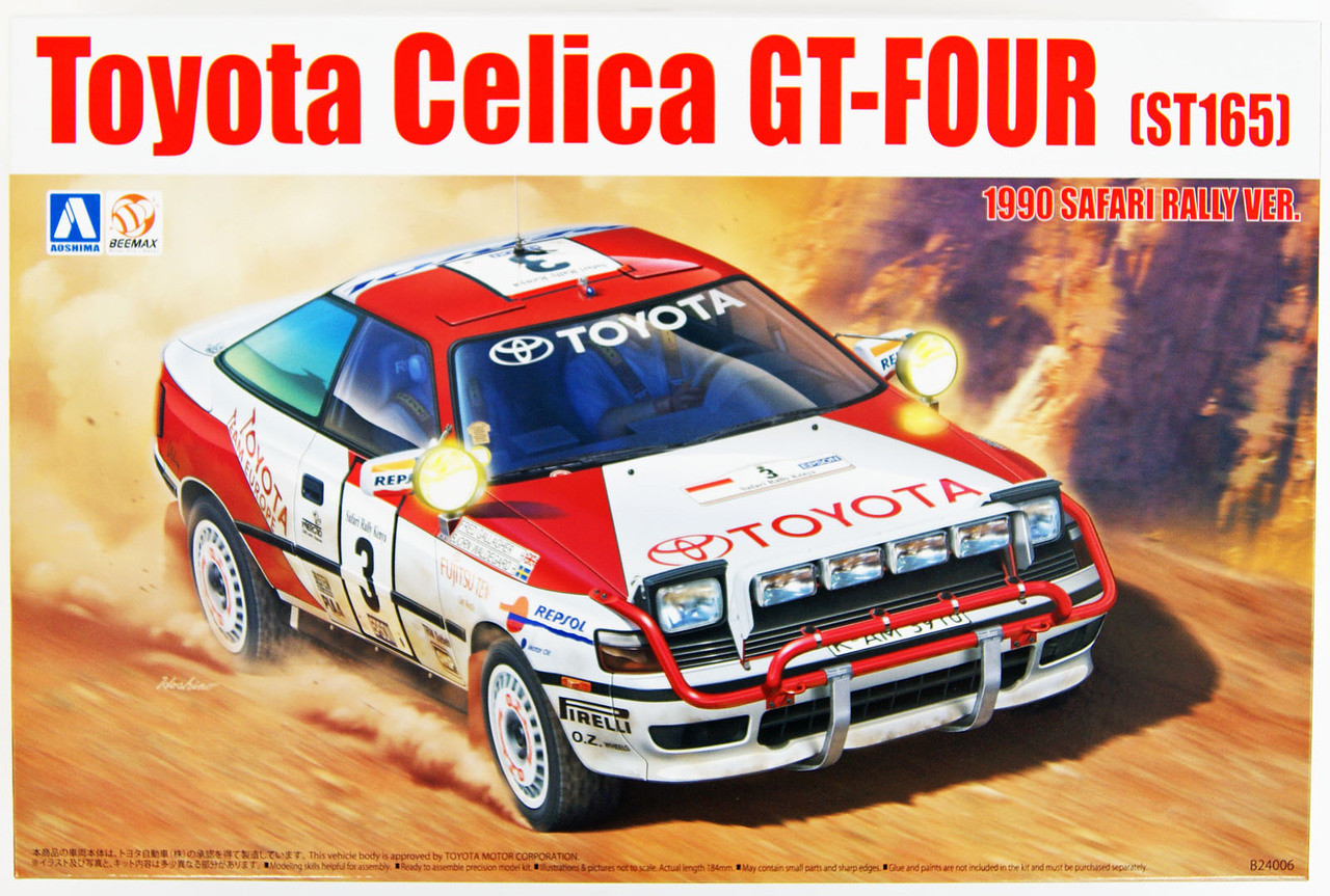 Aoshima 97885 Toyota Celica GT-Four ST165 '90 Safari Rally 1/24