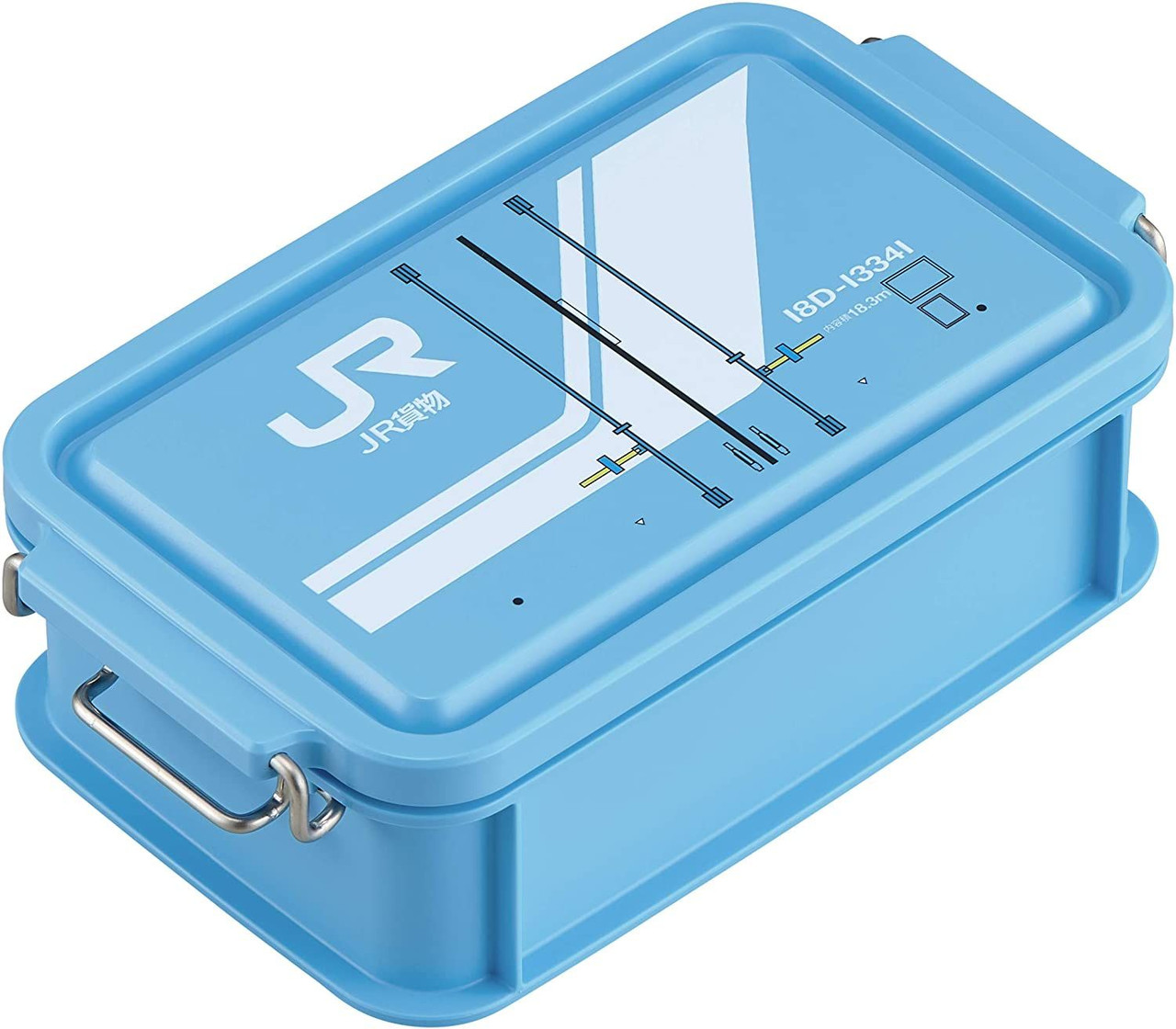 Jr. Box Container Lunch Box JR Freight 18D-13341 600ml (Blue)