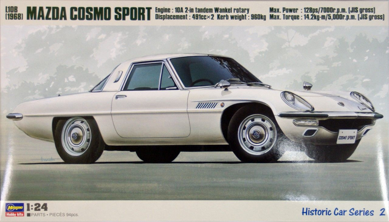 1/24 Mazda Cosmo Sport L10B (1968) Plastic Model
