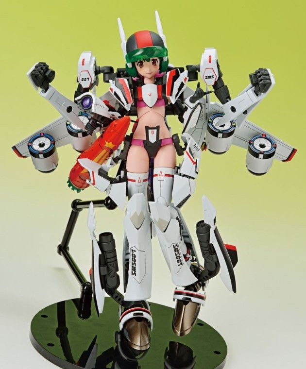 ACKS V.F.G. Macross Delta VF-25F Messiah Ranka Lee Plastic Model