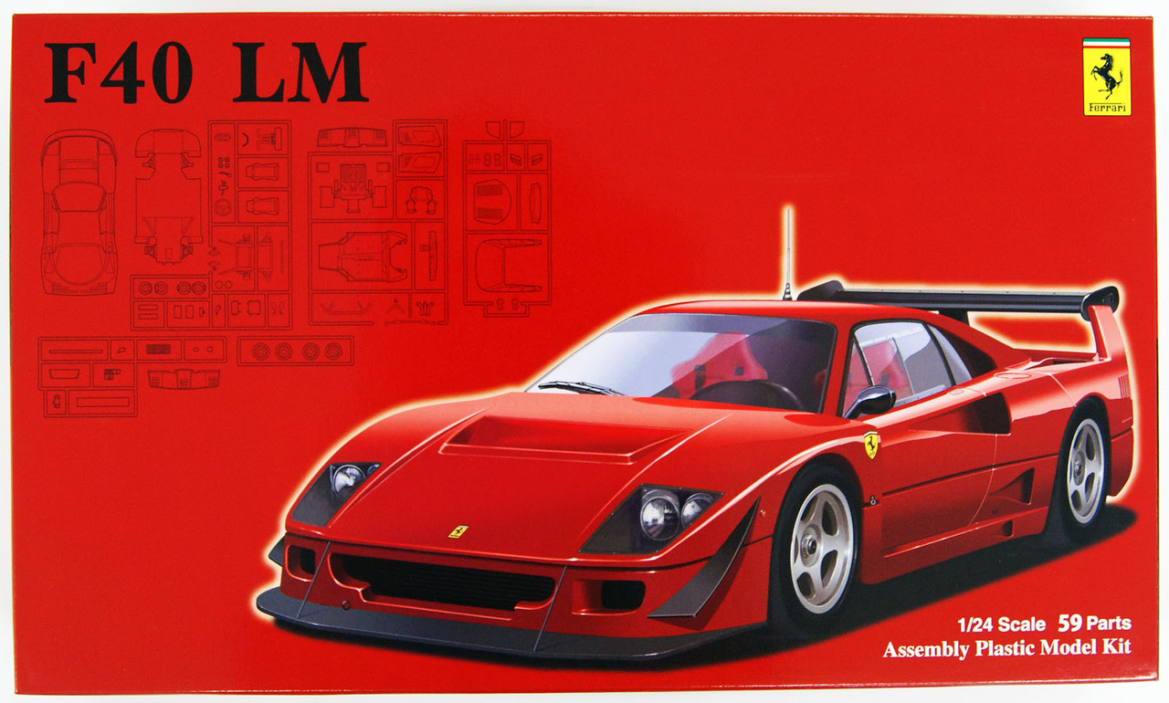 Fujimi RS-114 Ferrari F40 LM 1/24 Scale Kit - Plaza Japan