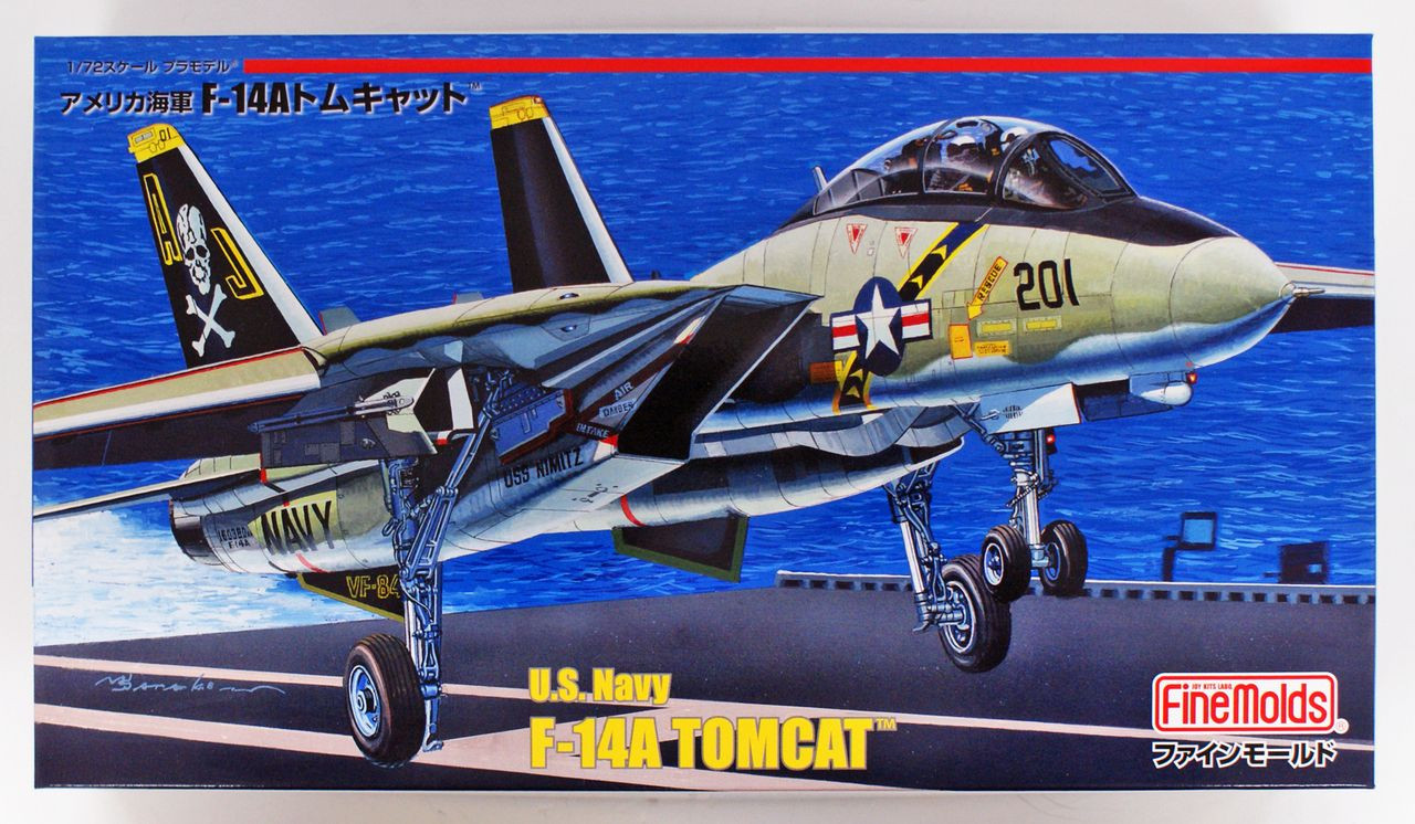 Fine Molds 1/72 US Navy Grumman F-14 Tomcat Plastic Model