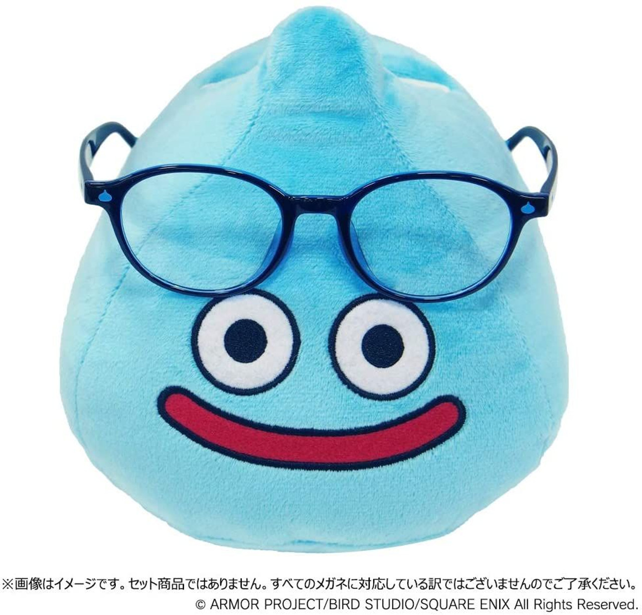 Dragon Quest Smile Slime Plush Glasses Stand Slime