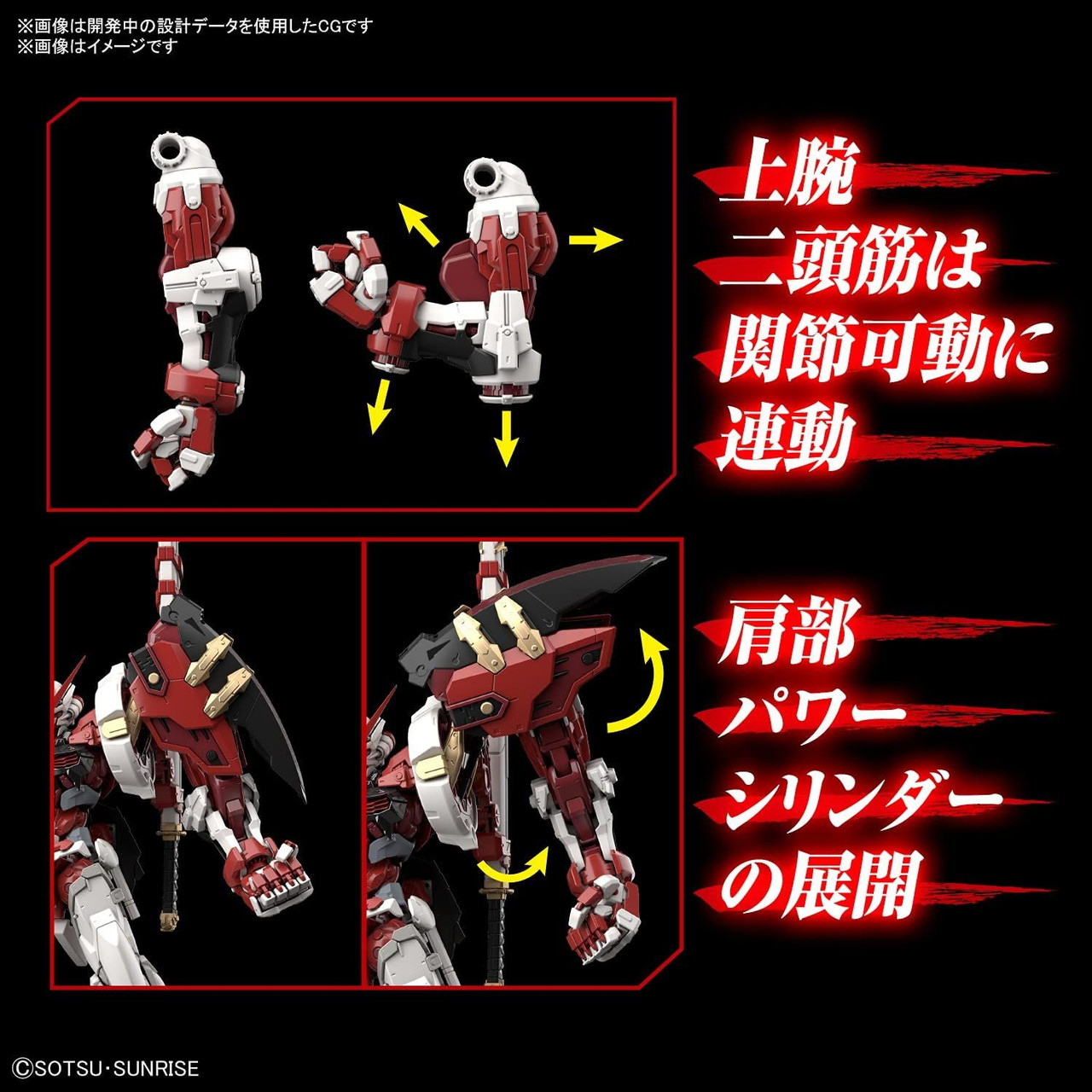 Hi-Resolution Model 1/100 Gundam Astray Red Frame Powered