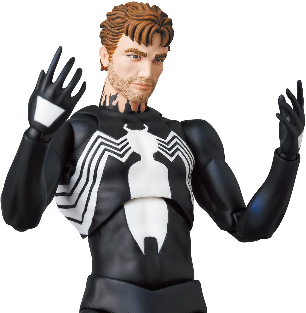 MAFEX Spider-Man Black Costume (Comic Ver.) Figure