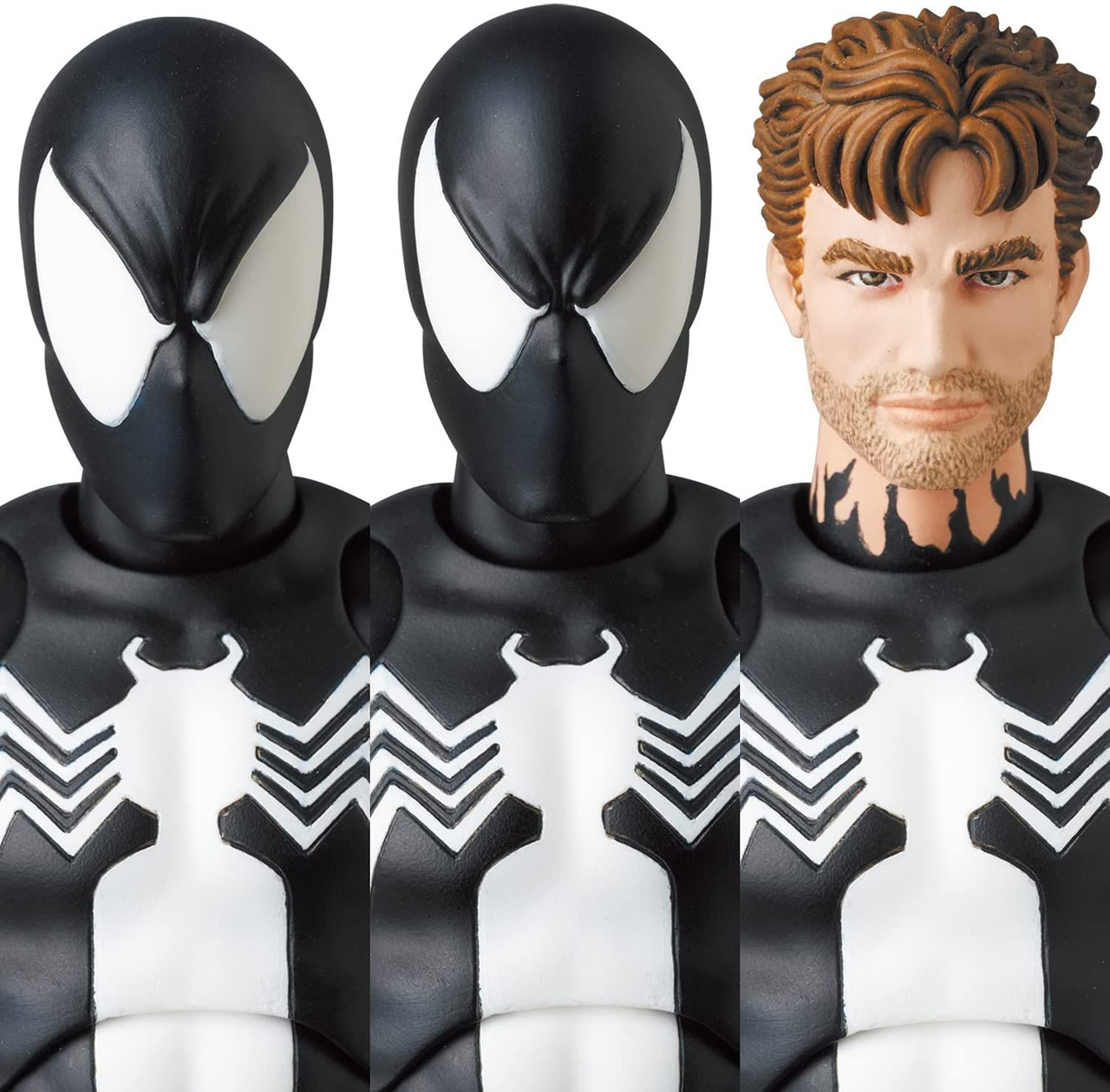 MAFEX Spider-Man Black Costume (Comic Ver.) Figure