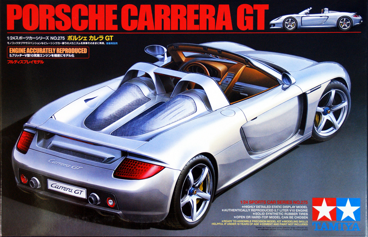 Tamiya 24275 Porsche Carrera Gt 124 Scale Kit