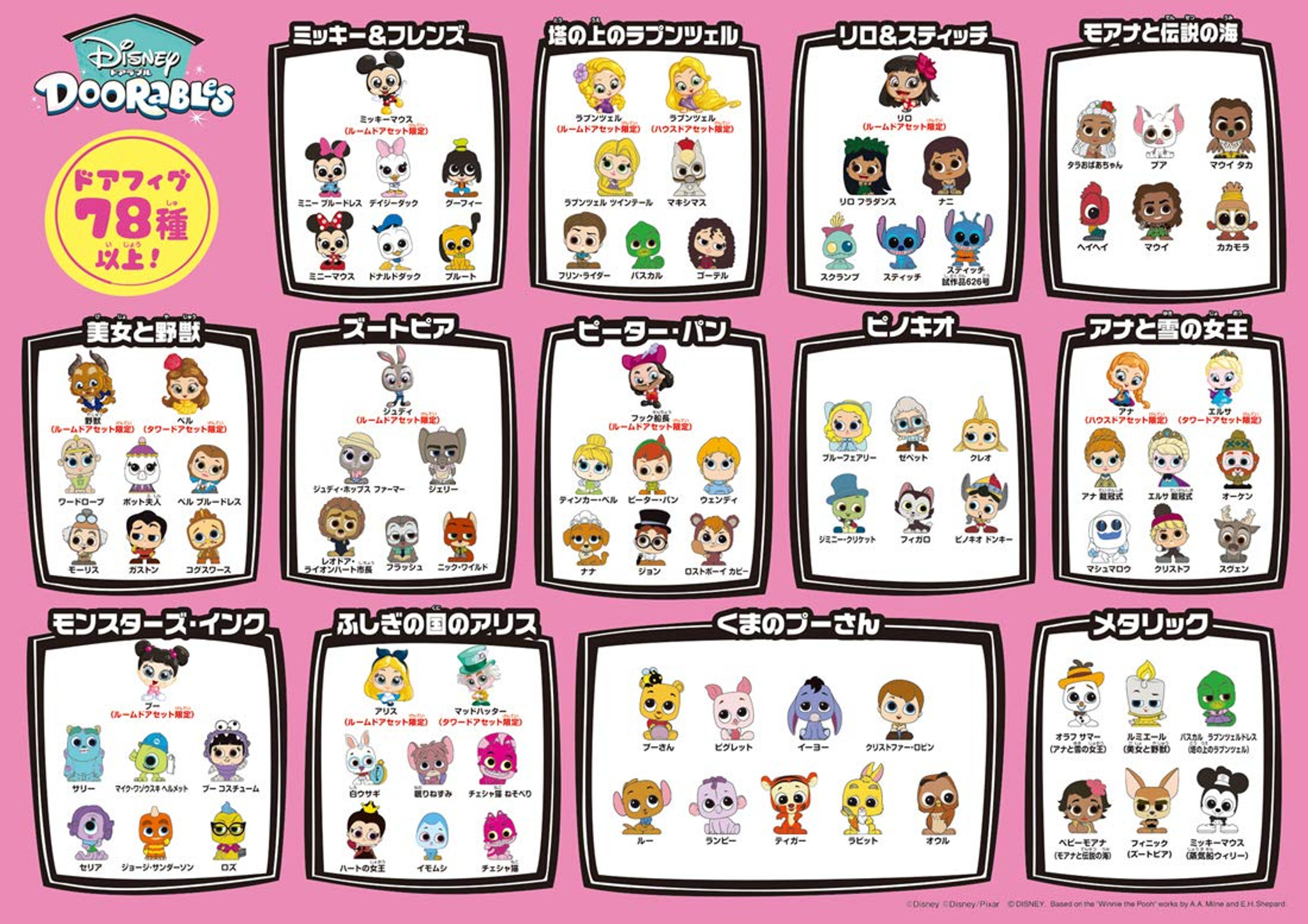 Takara Tomy Disney Doorables Mystery Box Pack 617938  takara-tomy-disney-doorables-mystery-box-pack-617938