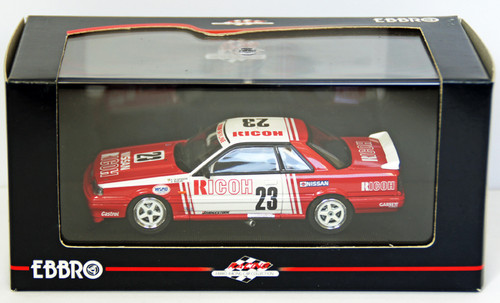 Ebbro 43671 Ricoh Skyline Gr.A 1988 (White/Red) 1/43 Scale