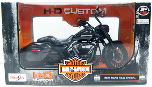 Aoshima Skynet 05634 Harley Davidson 2017 Road King Special 1/12 Finished Model