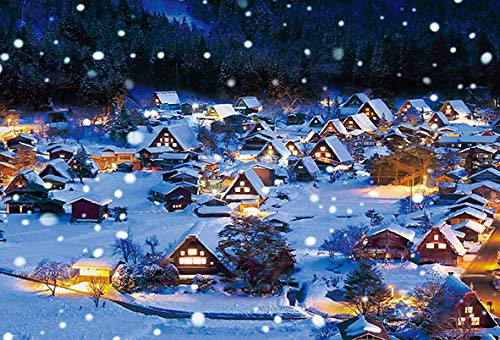 Beverly Jigsaw Puzzle 31-490 Snowing Shirakawa-go Gifu Japan (1000 Pieces)