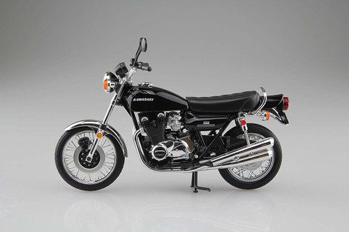 Aoshima Skynet 05948 Kawasaki 900 Super4 (Z1) Black 1/12 Scale Finished Model