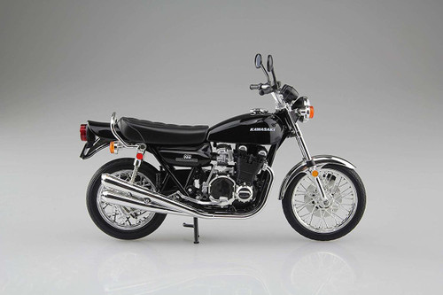 Aoshima Skynet 05948 Kawasaki 900 Super4 (Z1) Black 1/12 Scale Finished Model