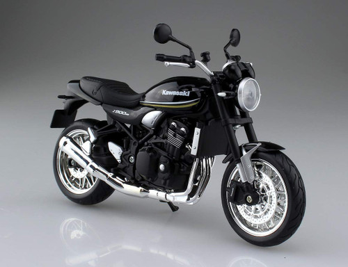 Aoshima Skynet 05023 Kawasaki Z900RS Metallic Spark Black 1/12 Scale Finished Model