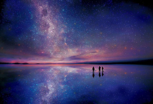 Epoch Jigsaw Puzzle 28-028 Starry Sky Uyuni Bolivia (300 Pieces)